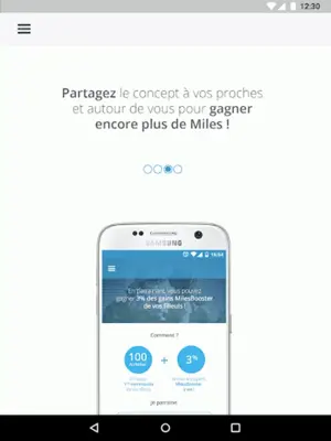 Milesbooster android App screenshot 1